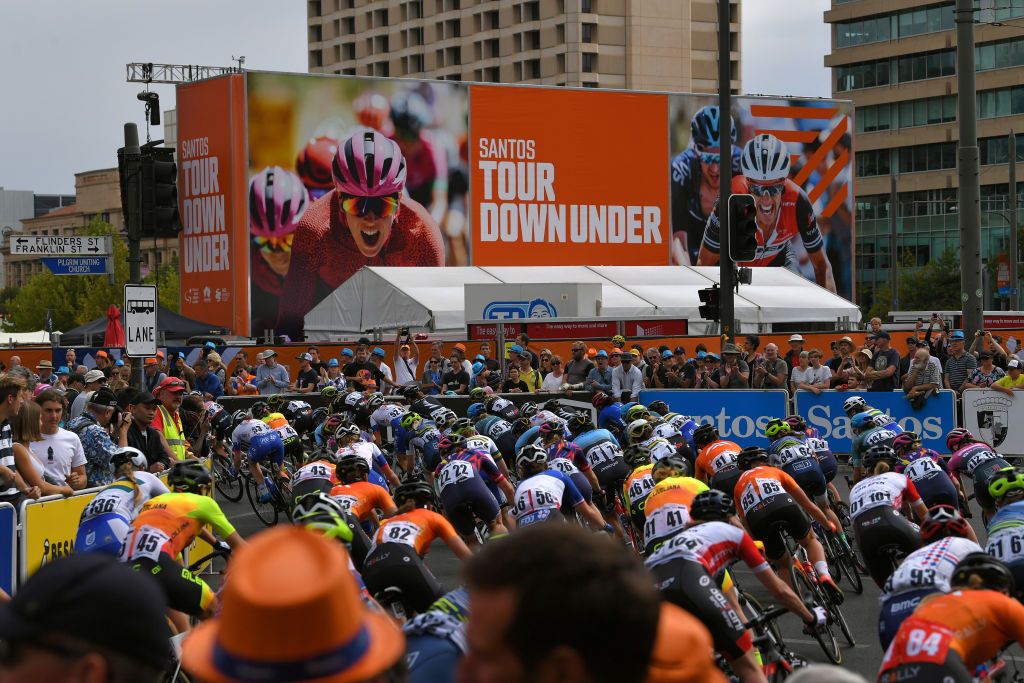 The 2020 Women's Tour Down Under ended with a criterium