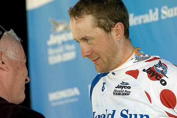 Garmin Alipstream's Tom Peterson from the USA has taken out the Herald Sun King of the Mountains award in the tour.
