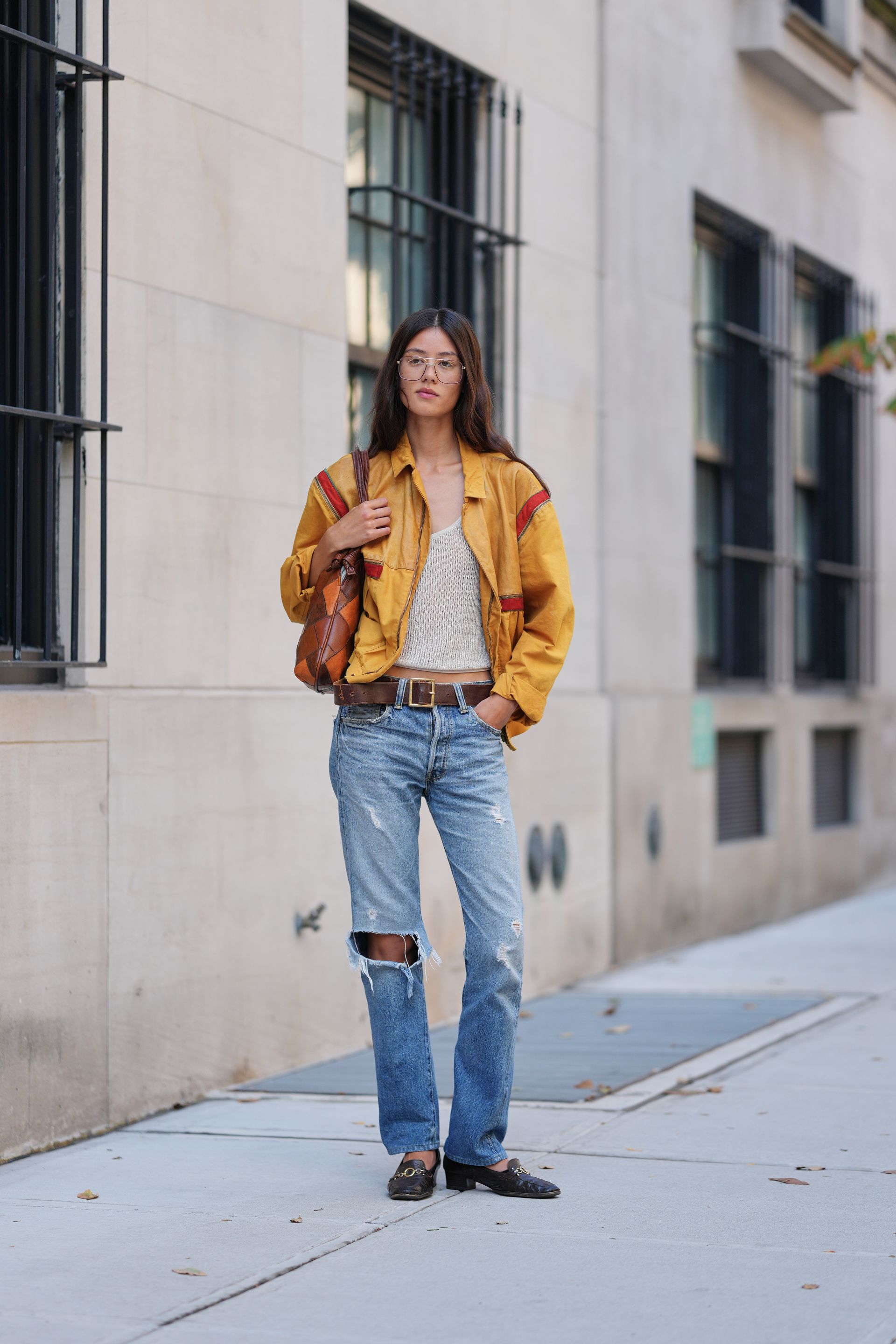 straight leg denim