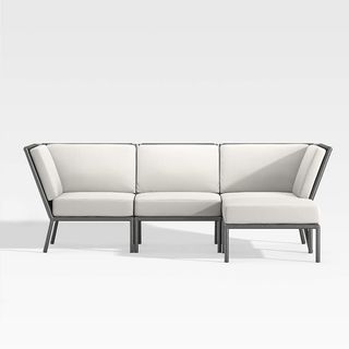 The Morocco Sectional Set from Crate & Barrel, one of the best outdoor furniture brands in the us