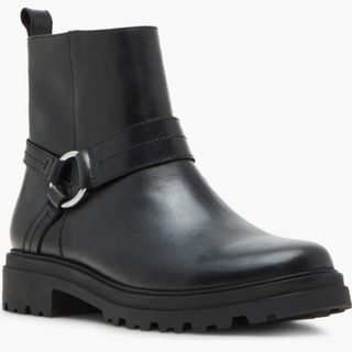 Black buckle boots from Nordstrom