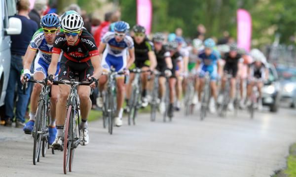 Simon Richardson (Team Sigma Sport) injects some pace into the bunch