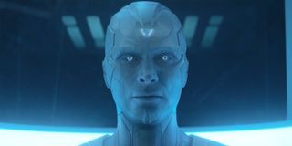 White Vision (Paul Bettany) is activated on WandaVision (2021)