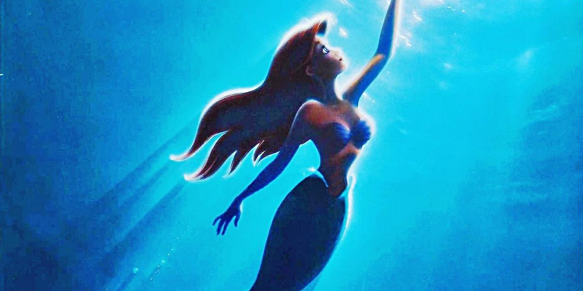 Little Mermaid Live Action Ariel Halle Bailey Disney Poster Print