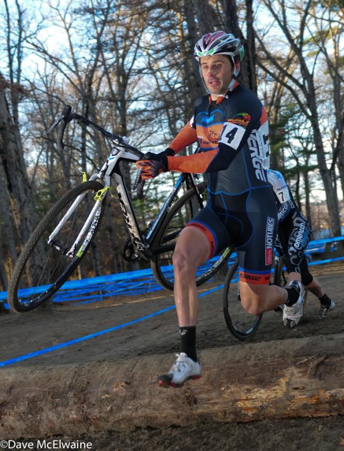 Christian Favata (TRT Bicycles-Stan's NoTubes) fighting for a top ten finish