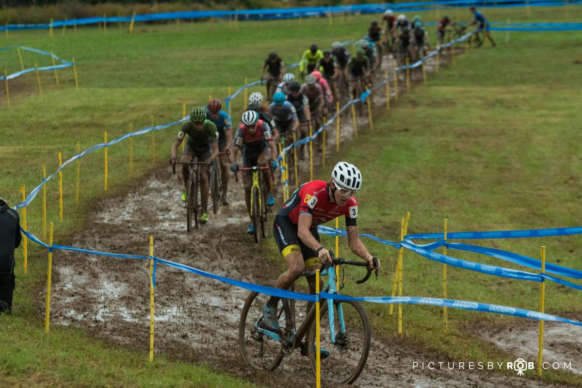 Gage Hecht (Donnelly Aevolo) took advantage of his holeshot and led for almost the entire race