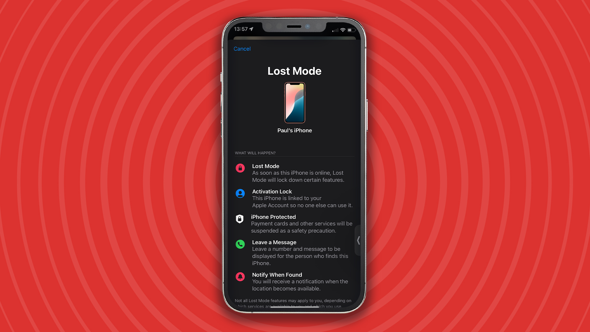 Locking a stolen phone down quickly is essential