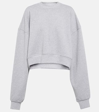 X Hailey Bieber Cotton Sweatshirt