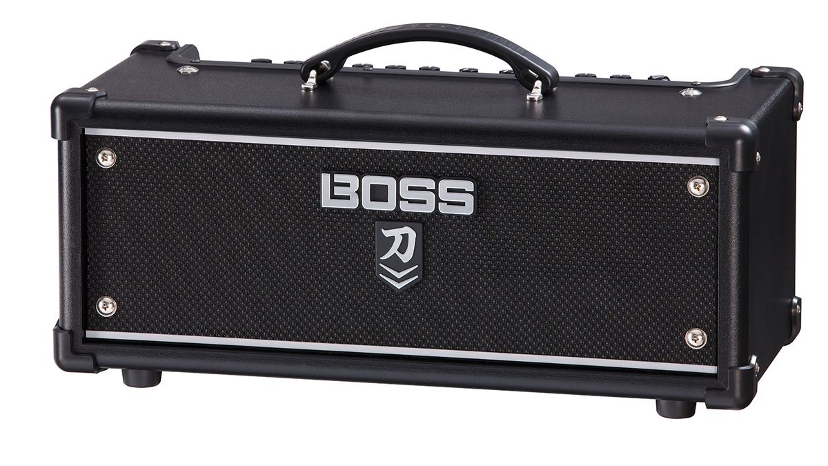 The Boss Katana-Head MkII has an integrated five-inch monitor speaker for practice