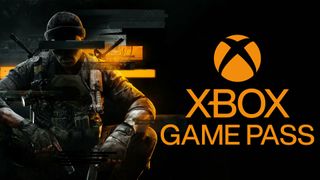 Call of Duty: Black Ops 6 keyart of soldier in shadow with Xbox Game Pass logo in orange.