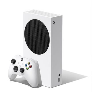 Xbox Series S console with a Xbox Wireless Controller