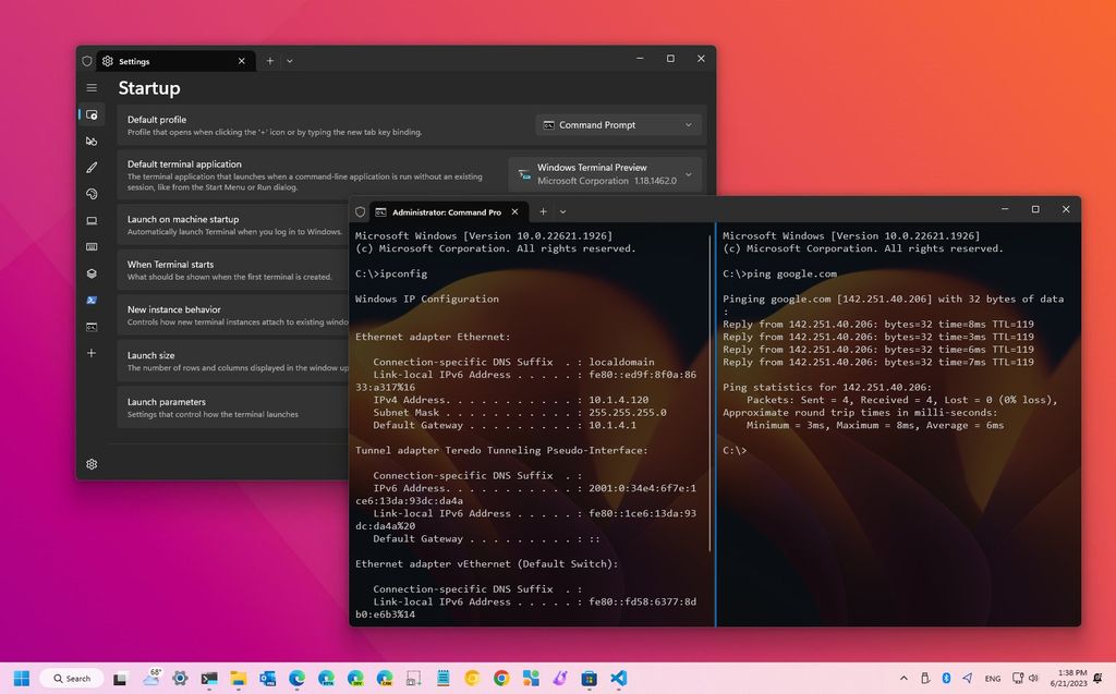 How to get started using Windows Terminal app on Windows 11 | Windows ...