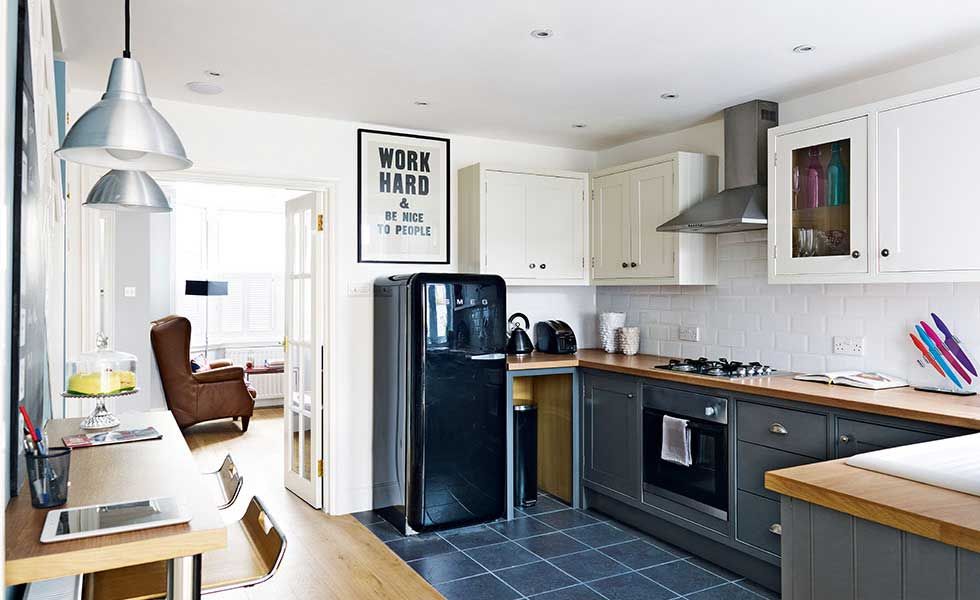 Kitchen in renovated terraced home