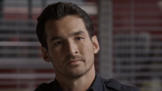 Jay Hayden as Travis Montgomery on ABC's Station 19