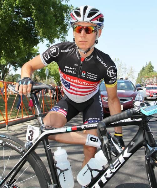 RadioShack-Nissan's Matthew Busche at the start.