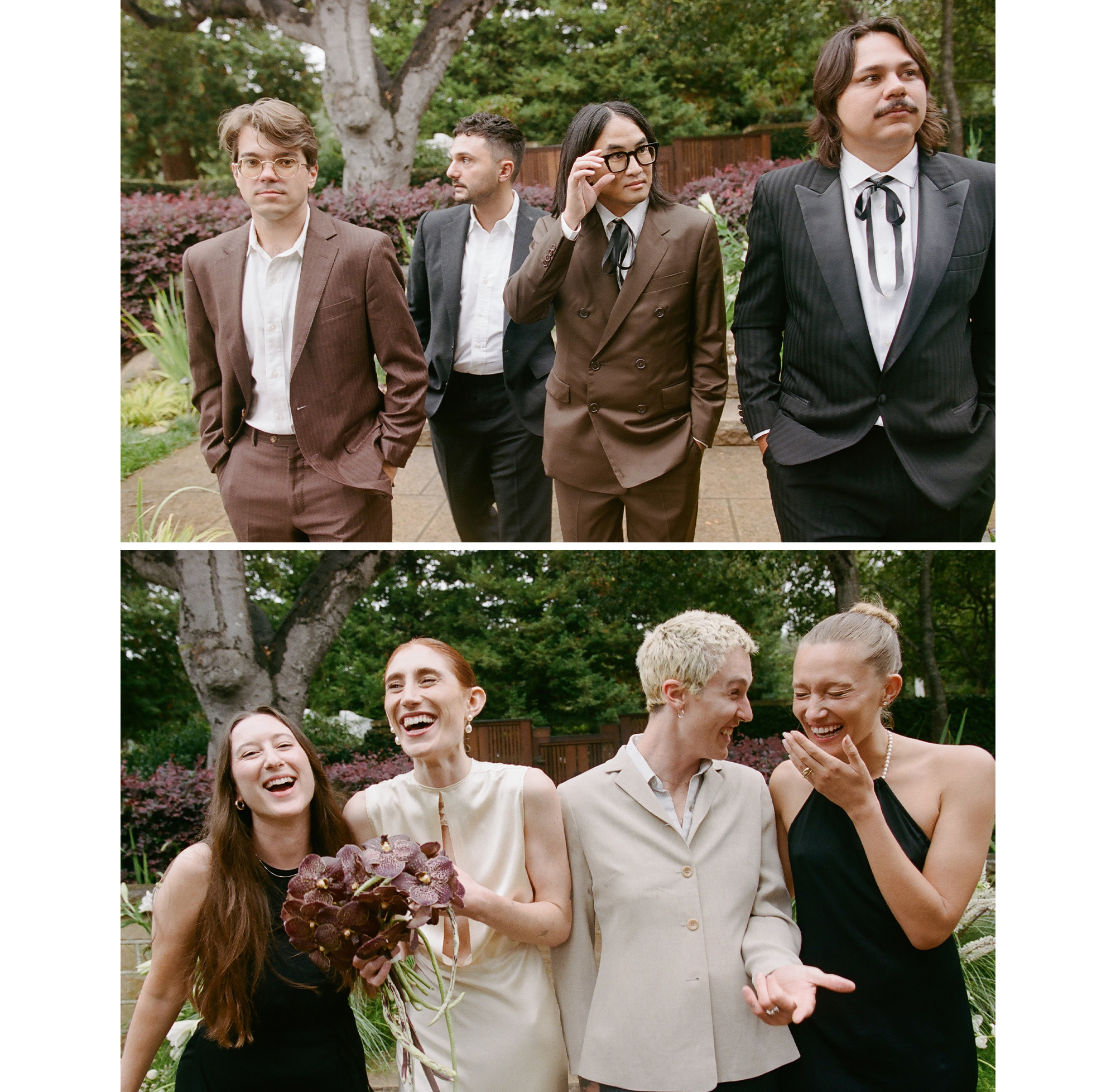 images of sophia and mik doing their first looks.