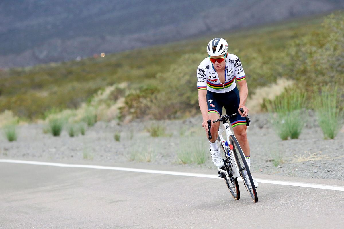 Remco Evenepoel smashes Mount Teide Strava records during training