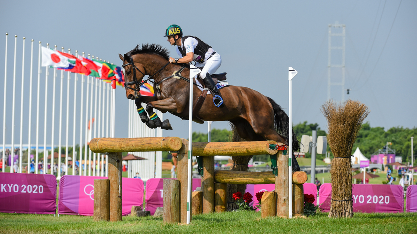 Australia's Shane Rose and Virgil pictured at the Tokyo Olympics.