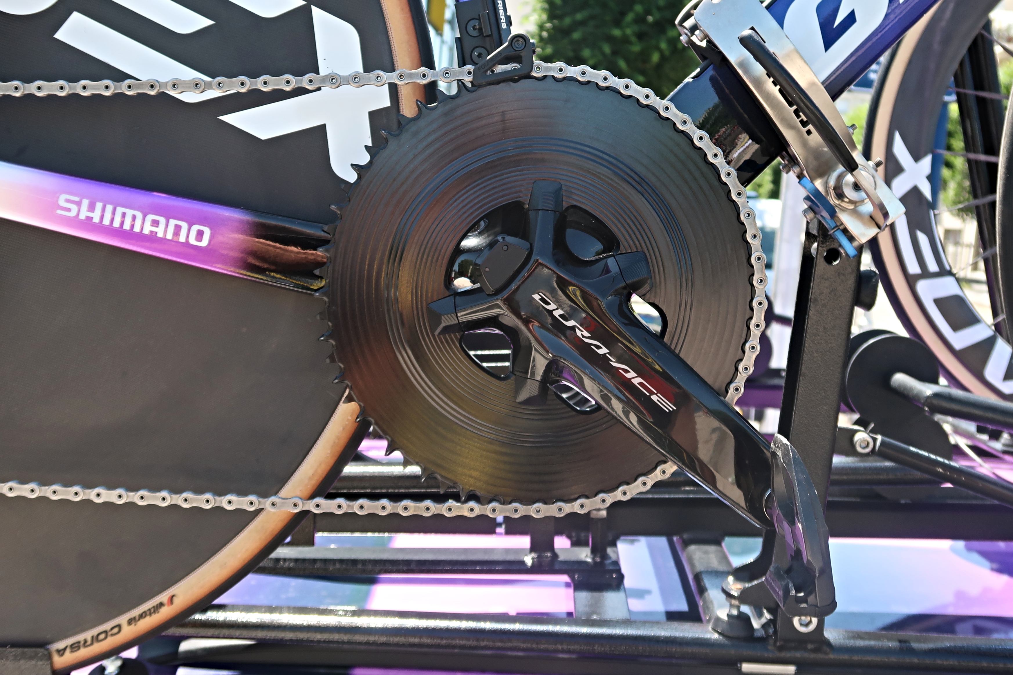 A single chainring on a bike