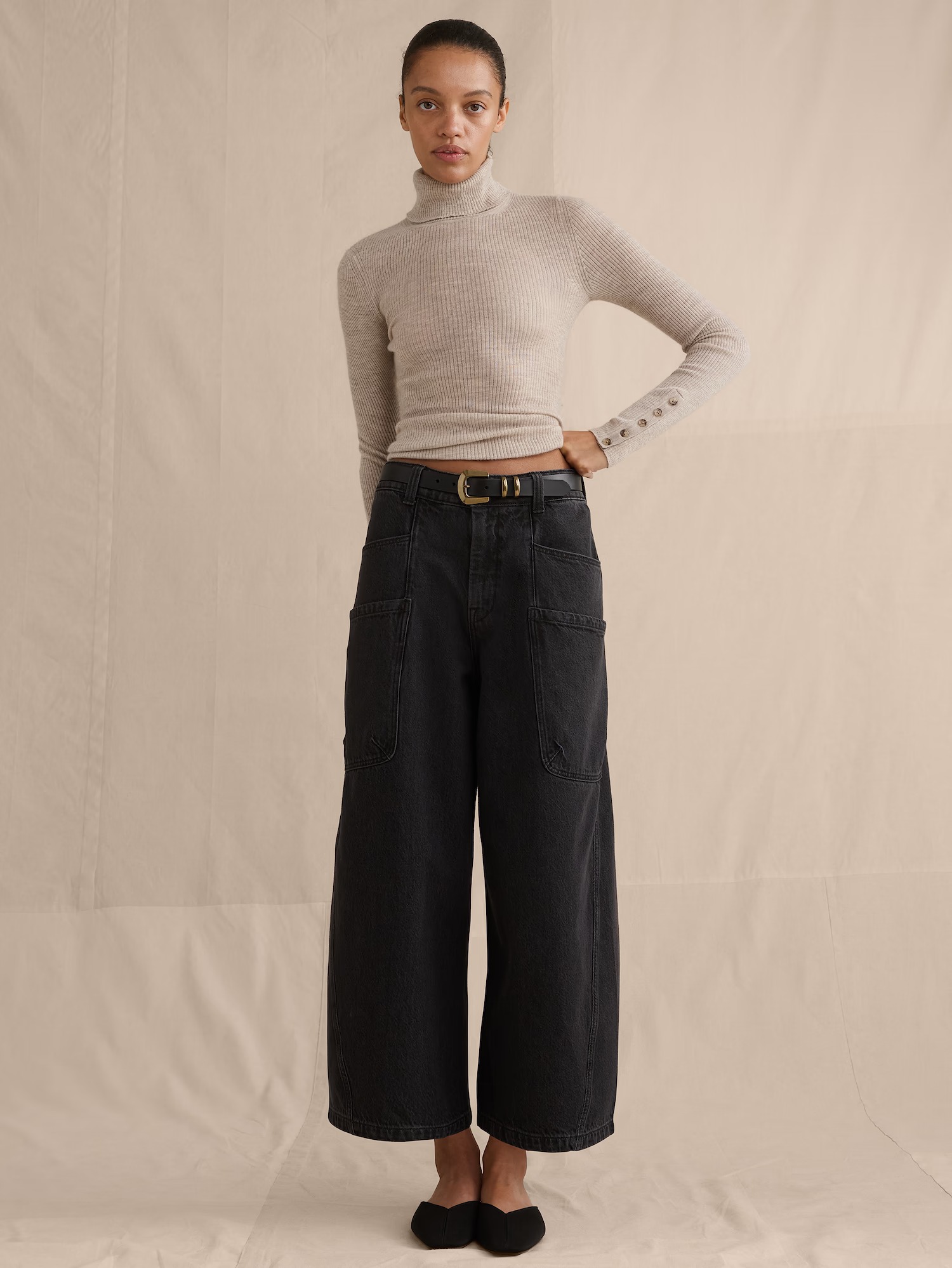 Banana Republic, Low-Rise Loose Crop Jean