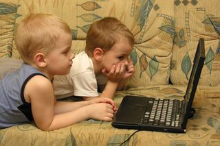 Children surfing the web