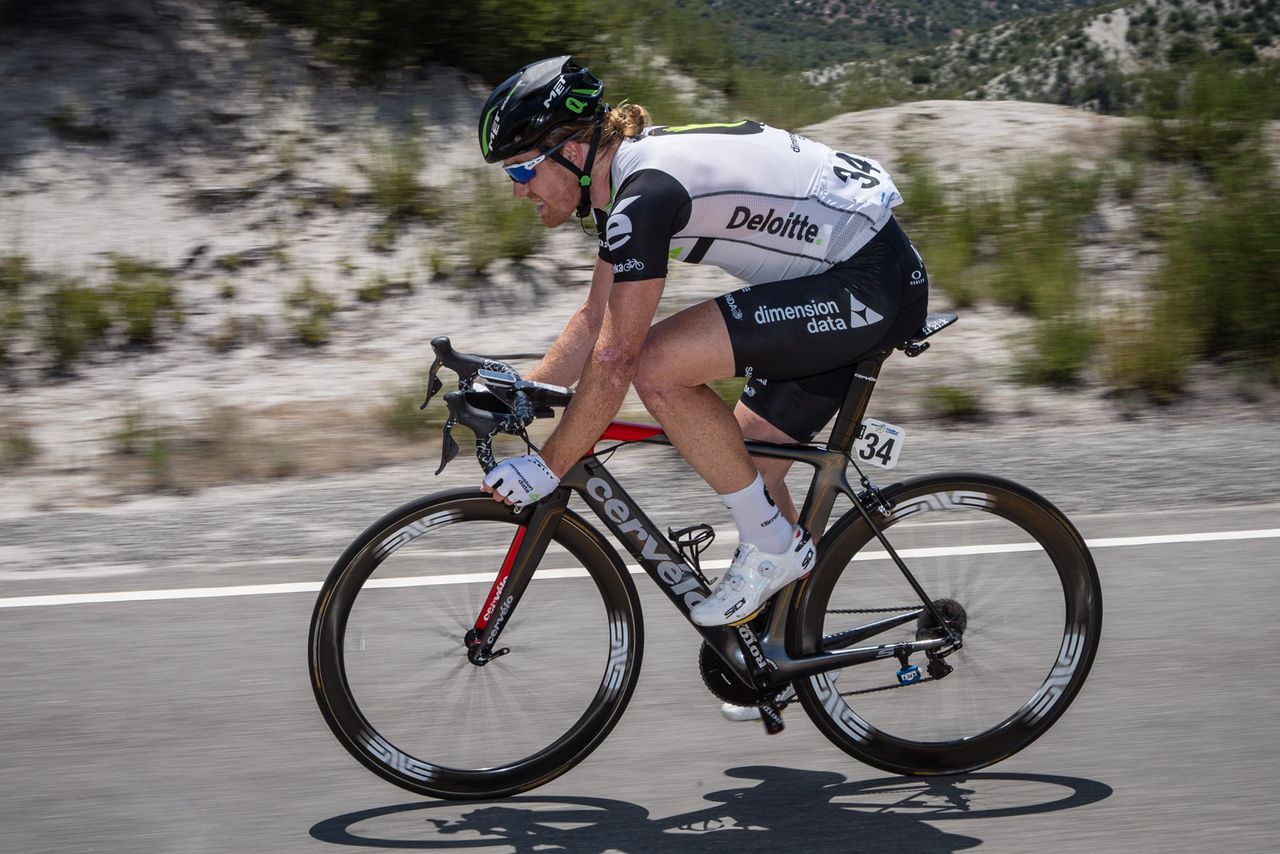 Tyler Farrar (Dimension Data) on the descent
