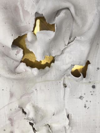 Callidus Guild and Jeff Lincoln Art + Design, New York - plaster, canvas & marble dust