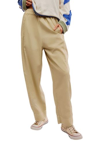 Preppy Pull-On Poplin Pants