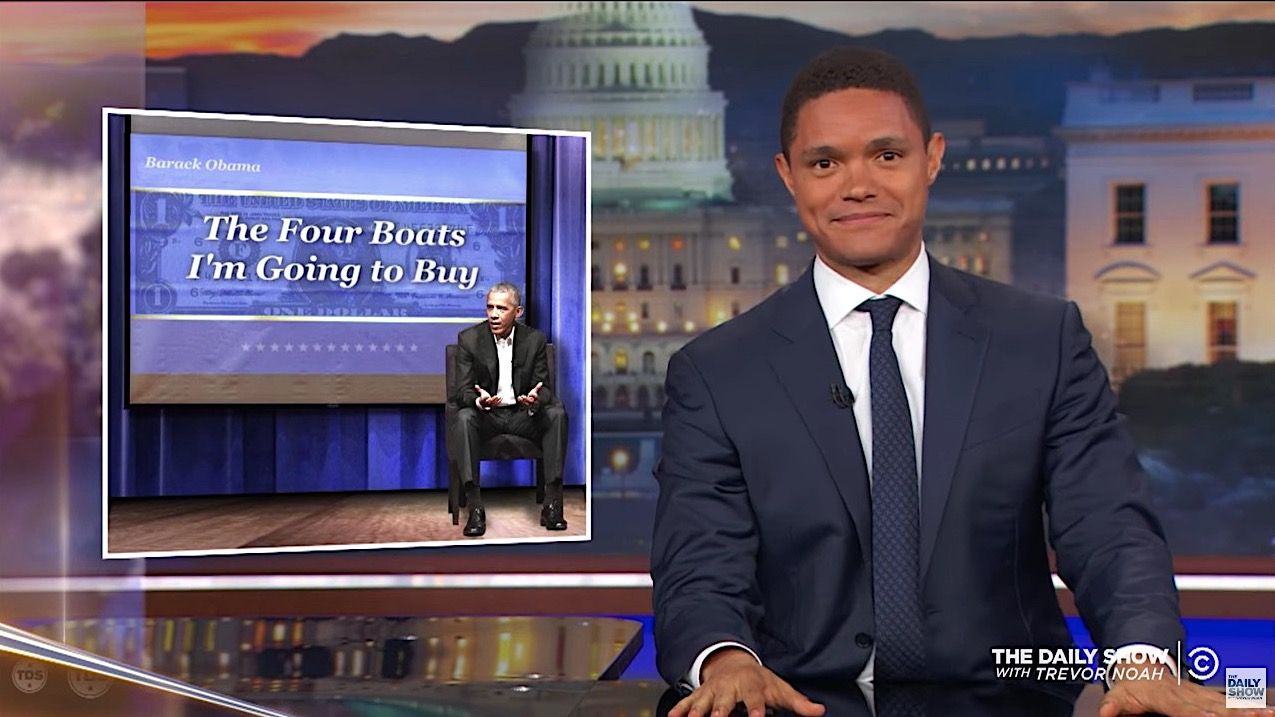 Trevor Noah sticks up for Obama