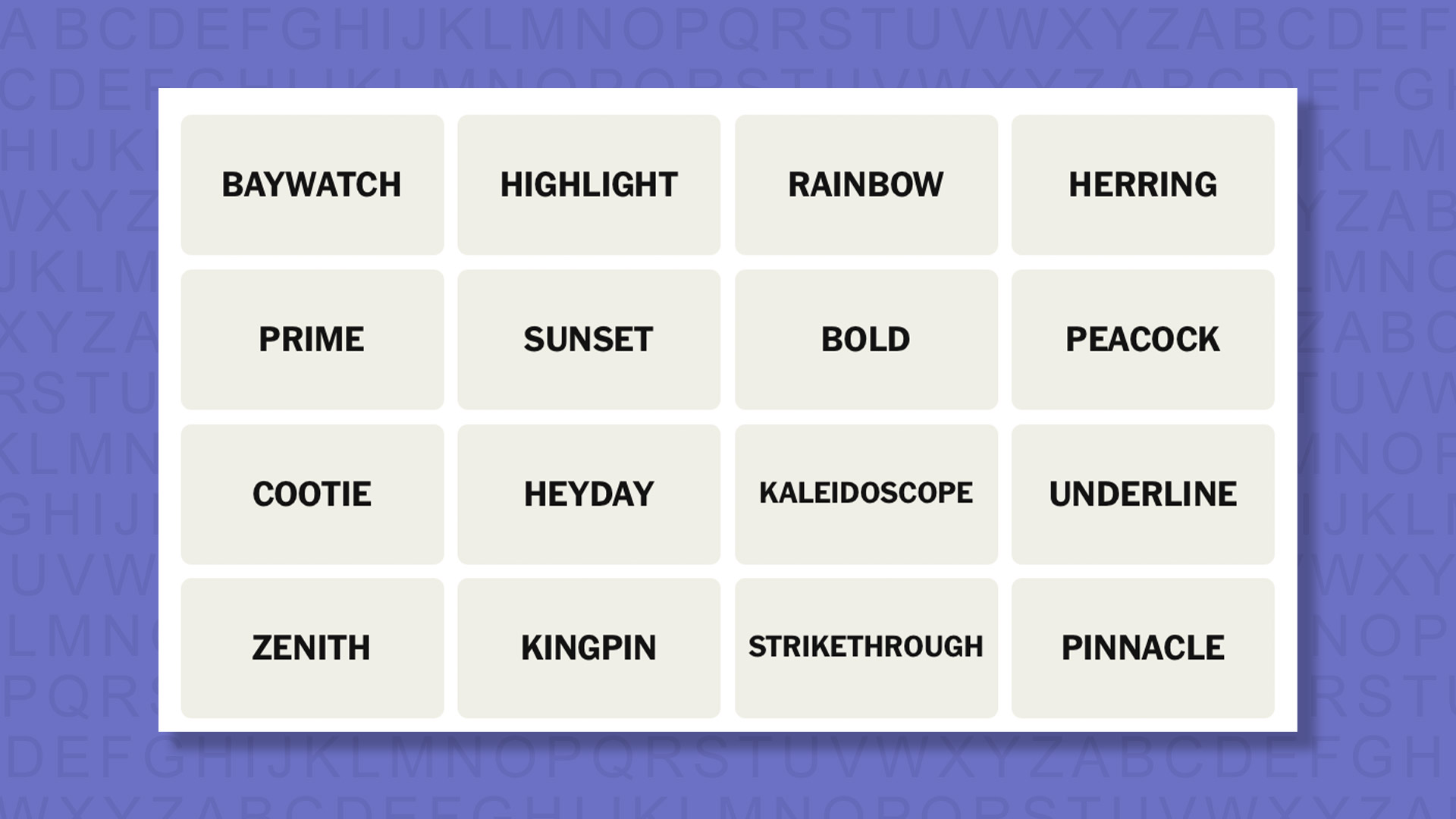 NYT Connections hints for game 866 on a purple background