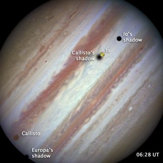 Jupiter Moon Transit of January 24, 2015