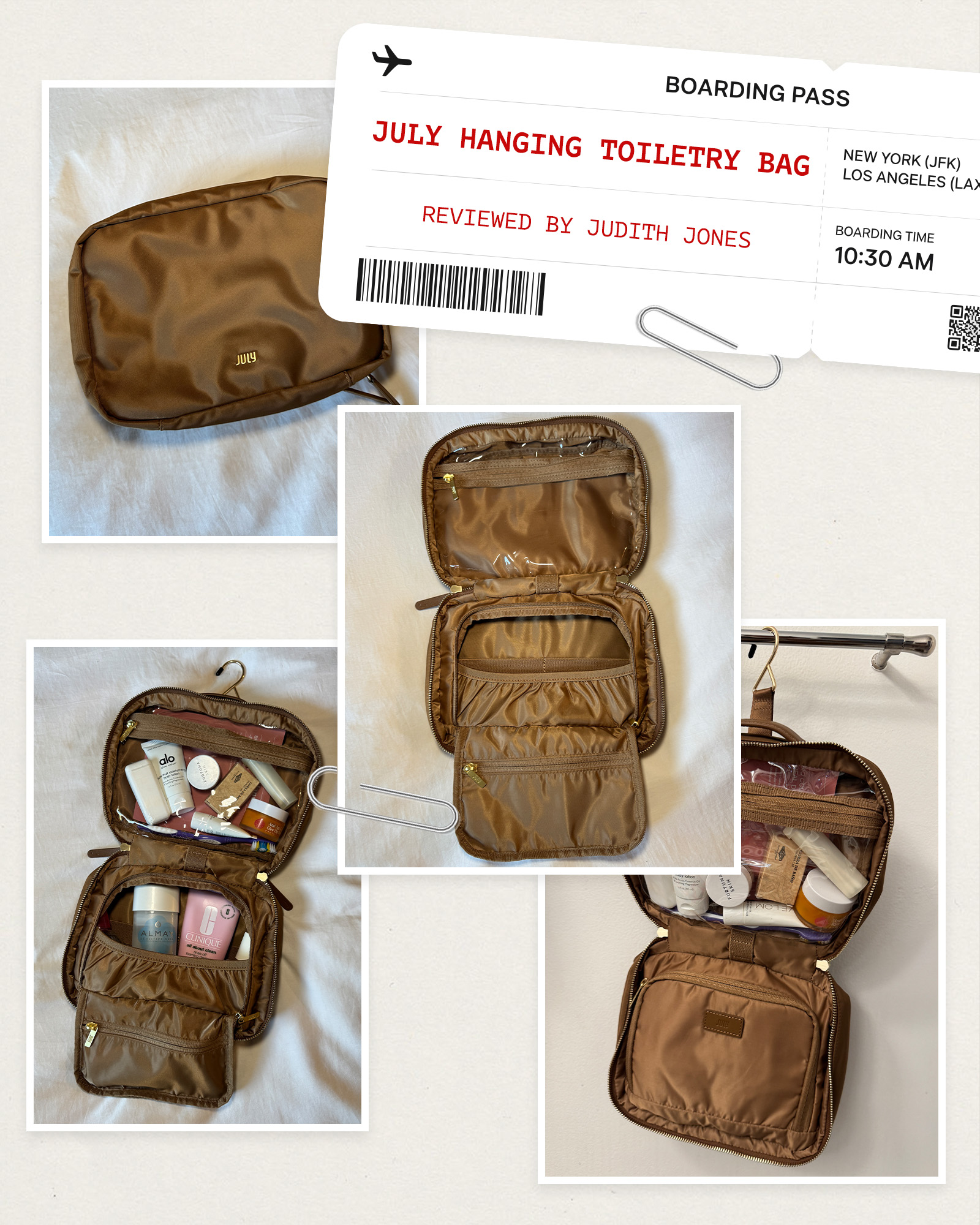 July Hanging Toiletry Bag