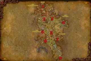 The Ringing Deeps Skyriding Glyph locations