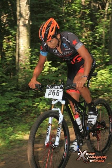 Cole House (Intelligentsia Coffee/Broken Spoke) shows his determination to win