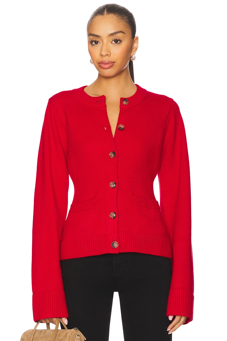 Button Front Knit Cardigan