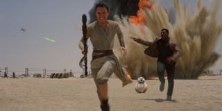 Rey, Finn, And BB-8 Star Wars: The Force Awakens Disney