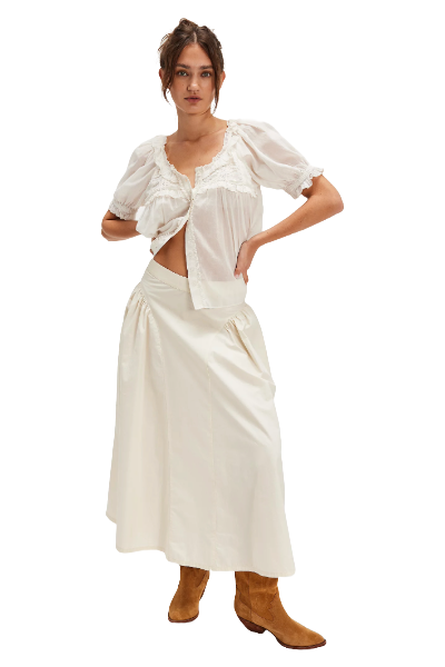 Free People, Katia Maxi Skirt (Was $128) 