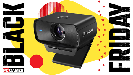 The Elgato Facecam MK.2 webcam floats in the funky Black Friday deal void.