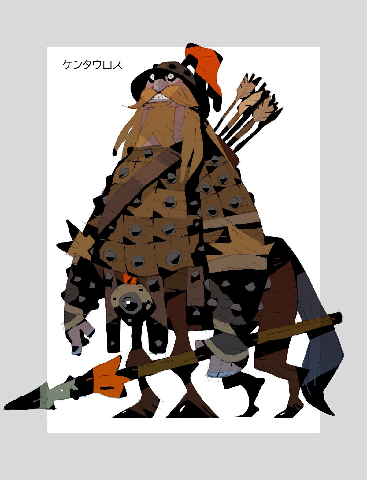 Fantasy character art for Japanese video game