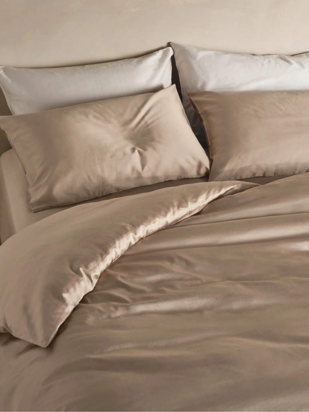 Satin bedding
