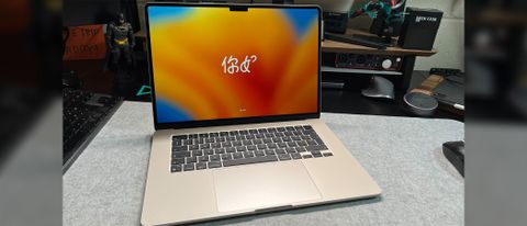 MacBook Air 15-inch M2 laptop on desk