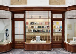 The beautiful shop front of Gagosian's namesake flagship in the Burlington Arcade, London.