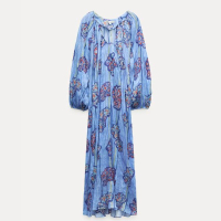 Printed Ramie Tunic Dress | Was £79.99 now £39.99