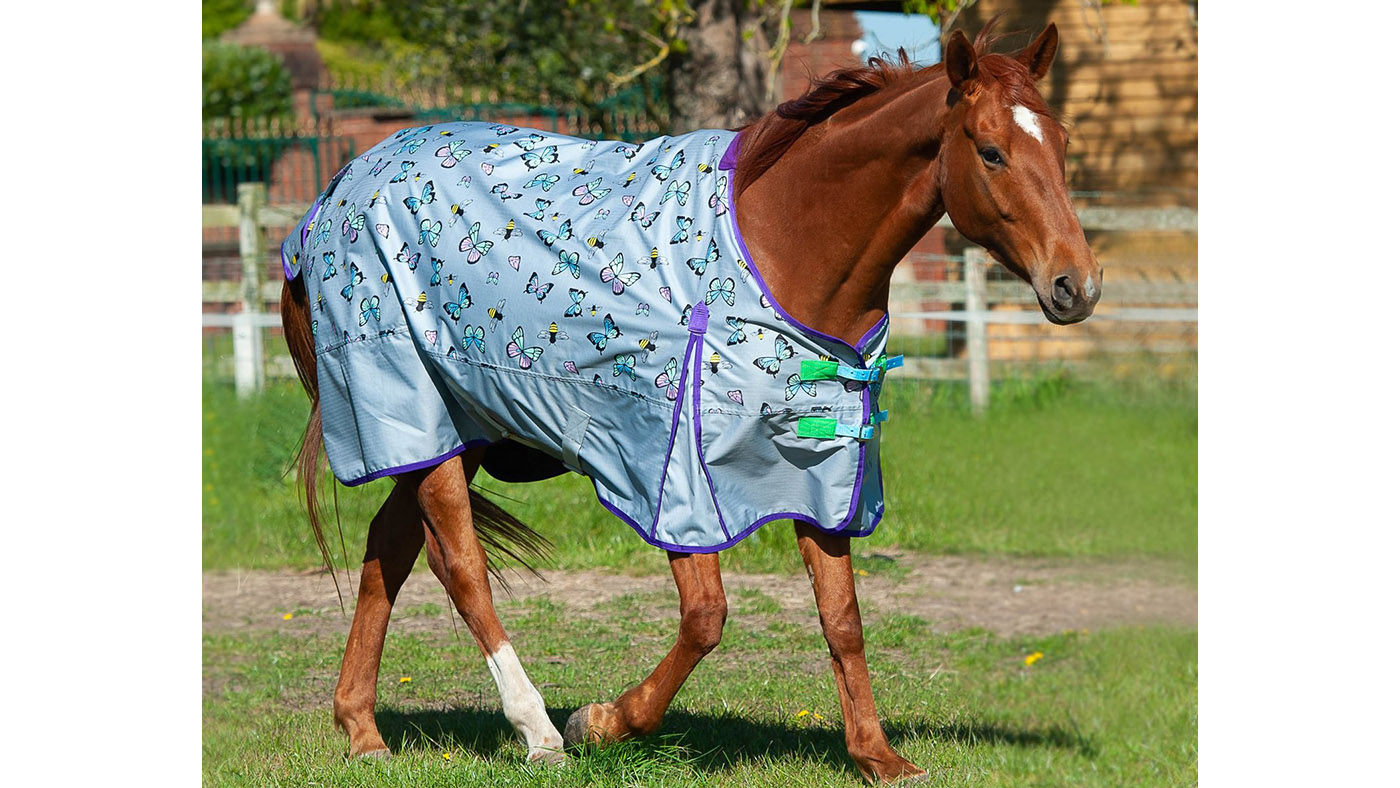 Gallop Bees and Butterflies patterned horse rug