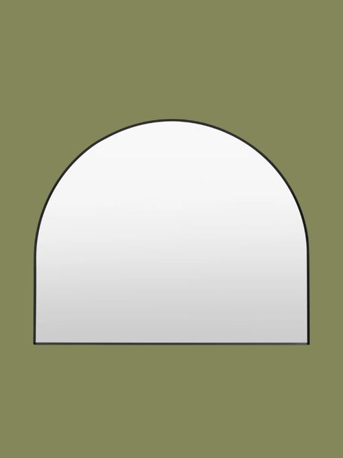 17 Stories Sarith Overmantle Metal Framed Mirror 90 X 110cm