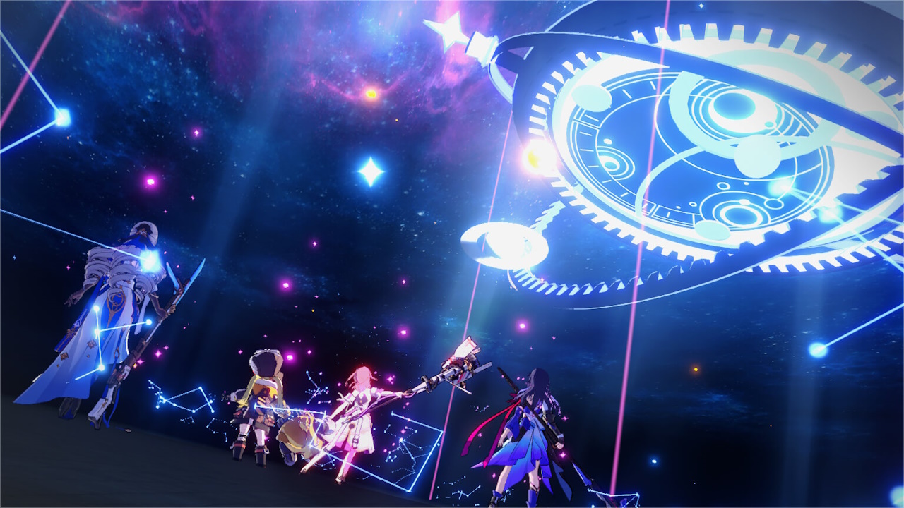 Astra doing her ult in Honkai: Star Rail