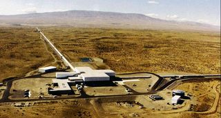 Aerial View of LIGO Hanford Observatory