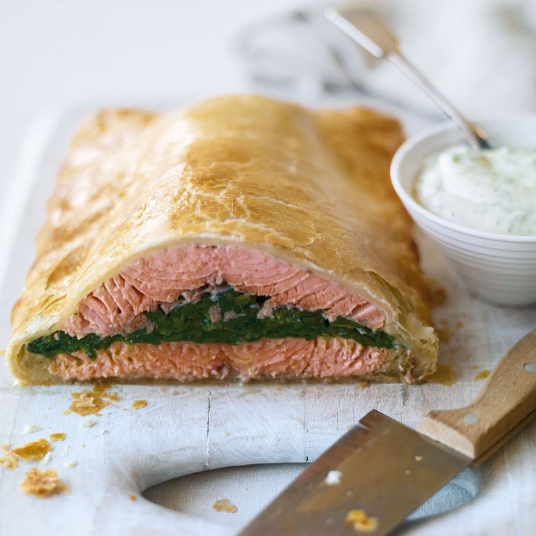 Salmon en Croute Dinner Recipes Woman & Home