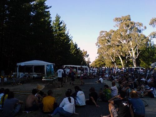 The tribe, it gathered...