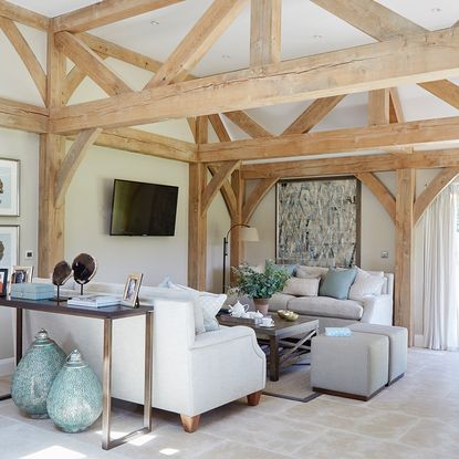 Take a look around this new-build country barn in Surrey | Ideal Home